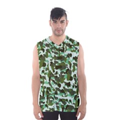 Green Camo Men s Basketball Tank Top