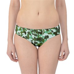 Green Camo Hipster Bikini Bottoms