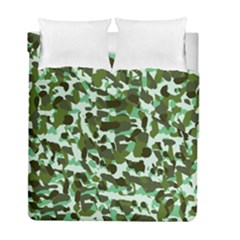 Green Camo Duvet Cover Double Side (Full/ Double Size)