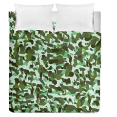 Green Camo Duvet Cover Double Side (Queen Size)