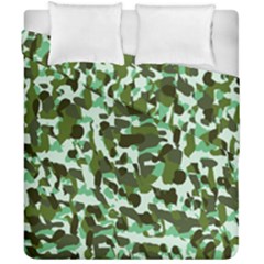 Green Camo Duvet Cover Double Side (California King Size)