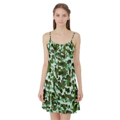 Green Camo Satin Night Slip