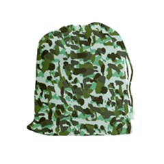 Green Camo Drawstring Pouch (XL)