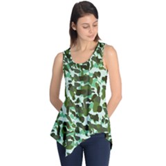 Green Camo Sleeveless Tunic