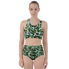 Green Camo Racer Back Bikini Set