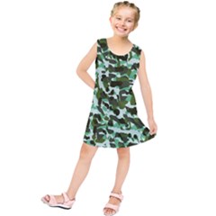 Green Camo Kids  Tunic Dress