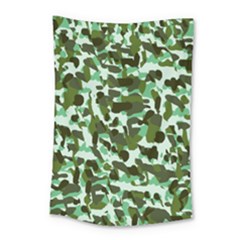 Green Camo Small Tapestry