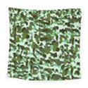 Green Camo Square Tapestry (Large) View1