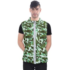 Green Camo Men s Puffer Vest