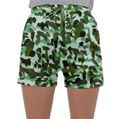 Green Camo Sleepwear Shorts