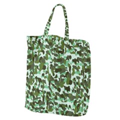 Green Camo Giant Grocery Tote