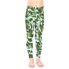 Green Camo Kids  Legging by snowwhitegirl