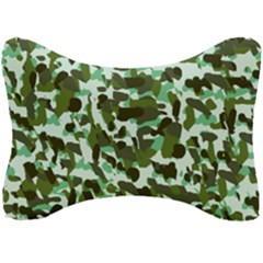 Green Camo Seat Head Rest Cushion