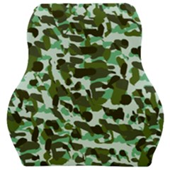 Green Camo Car Seat Velour Cushion 