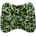 Green Camo Velour Head Support Cushion View2