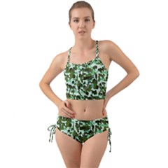 Green Camo Mini Tank Bikini Set