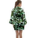 Green Camo Long Sleeve Kimono Robe View2