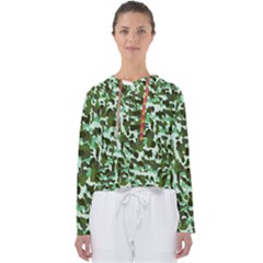 Green Camo Women s Slouchy Sweat