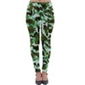 Green Camo Lightweight Velour Leggings View1