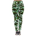 Green Camo Lightweight Velour Leggings View2