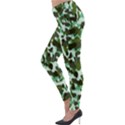 Green Camo Lightweight Velour Leggings View3