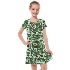 Green Camo Kids  Cross Web Dress