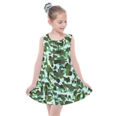 Green Camo Kids  Summer Dress