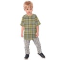 Yellow Plaid Kids Raglan Tee View1