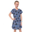 Blue  Plaid Anarchy Kids  Drop Waist Dress View1