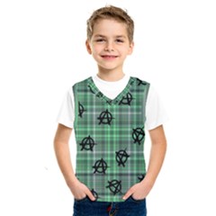 Green  Plaid Anarchy Kids  Sportswear by snowwhitegirl