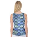 Blue Mermaid Scale Women s Basketball Tank Top View2