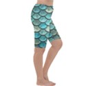 Aqua Mermaid Scale Cropped Leggings  View3