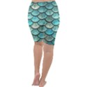 Aqua Mermaid Scale Cropped Leggings  View4