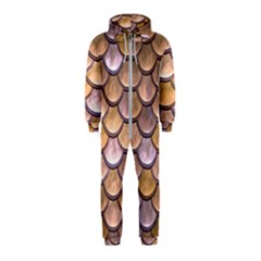 Copper Mermaid Scale Hooded Jumpsuit (Kids)