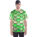 Green Mermaid Scale Men s Sports Mesh Tee View1