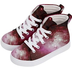 Nebula Red Kid s Hi-top Skate Sneakers