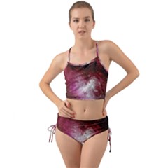 Nebula Red Mini Tank Bikini Set