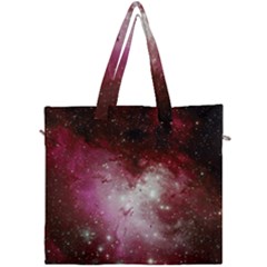 Nebula Red Canvas Travel Bag