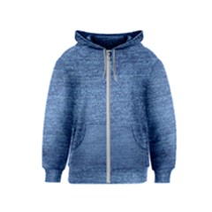 Blue Denim Kids  Zipper Hoodie by snowwhitegirl