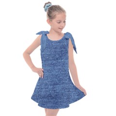 Blue Denim Kids  Tie Up Tunic Dress