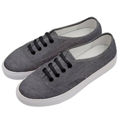 Black Denim Women s Classic Low Top Sneakers