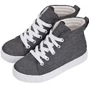 Black Denim Kid s Hi-Top Skate Sneakers View2