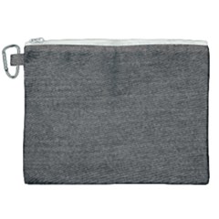 Black Denim Canvas Cosmetic Bag (xxl)