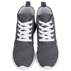 Black Denim Women s Lightweight High Top Sneakers