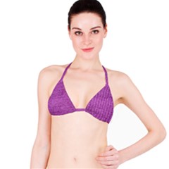 Purple Denim Bikini Top by snowwhitegirl