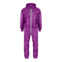 Purple Denim Hooded Jumpsuit (Kids) View1