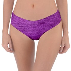 Purple Denim Reversible Classic Bikini Bottoms by snowwhitegirl