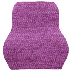 Purple Denim Car Seat Back Cushion 