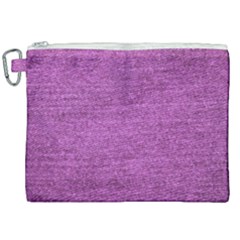 Purple Denim Canvas Cosmetic Bag (xxl)