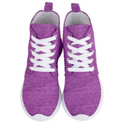 Purple Denim Women s Lightweight High Top Sneakers